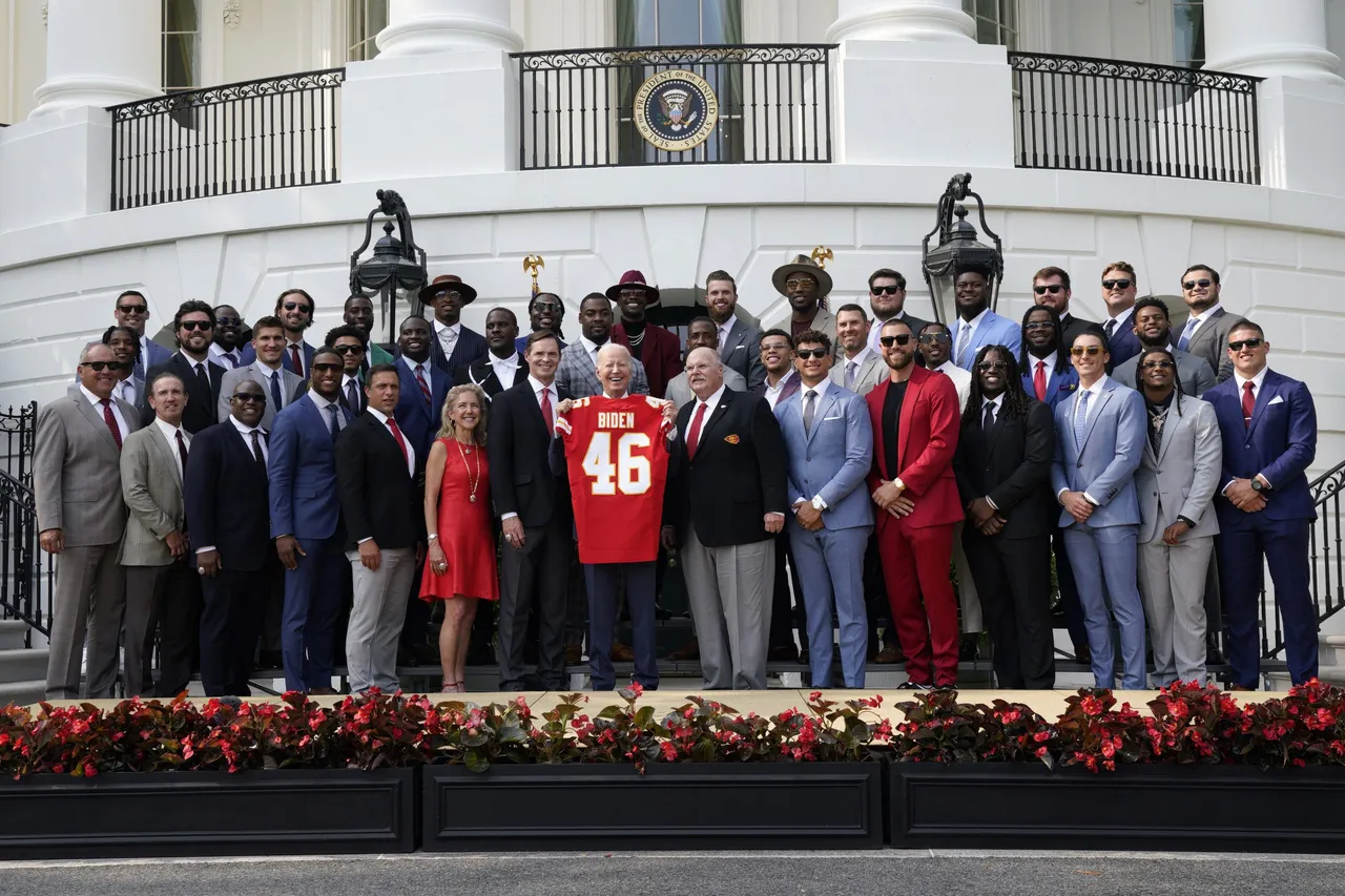US President Biden welcomes Kansas City Chiefs
