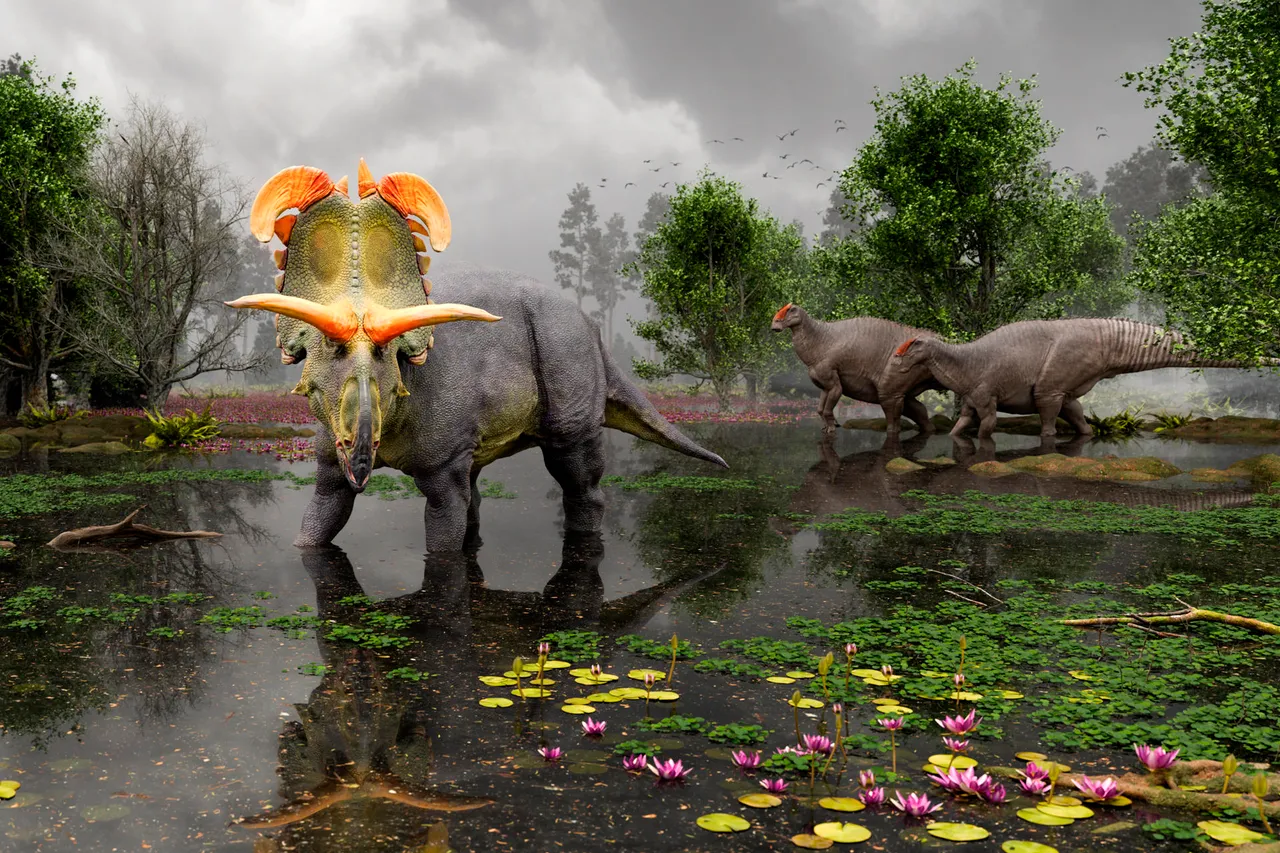 Nueva especie de dinosaurio herbívoro con cuernos gigantes es descubierta en EE.UU.