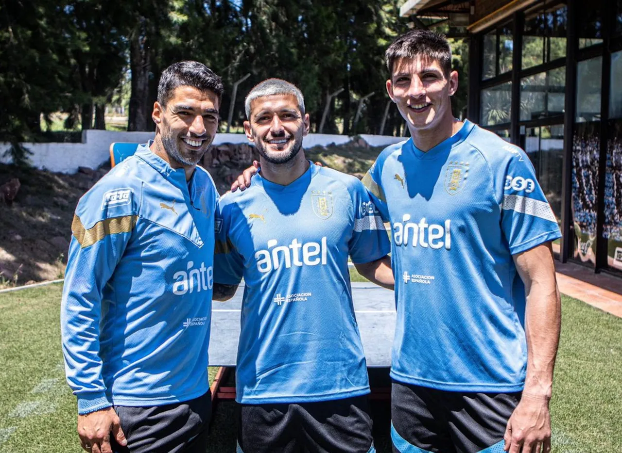 Luis Suárez se suma a los entrenamientos de Uruguay