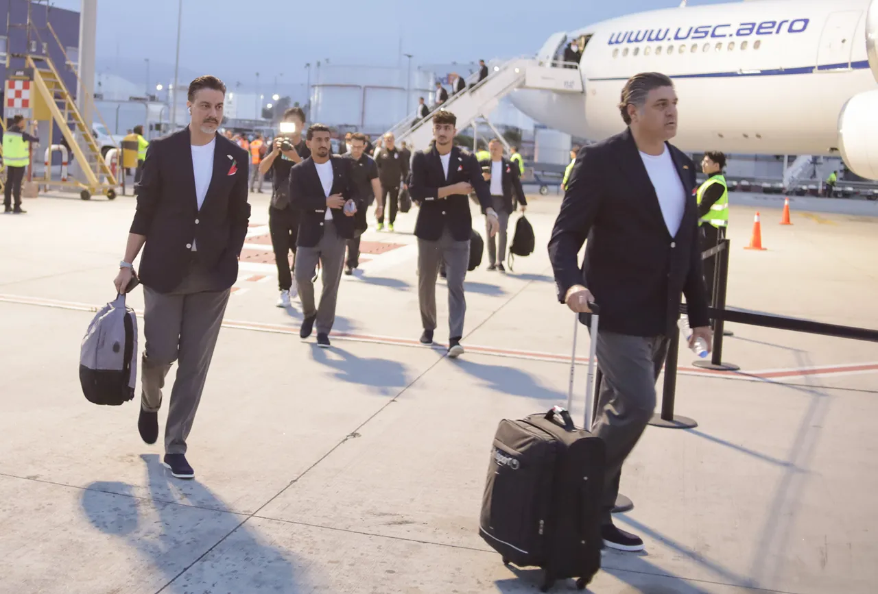 La selección de Irán llegó la madrugada de este domingo a la ciudad mexicana de Tijuana, donde establecerá su centro de operaciones durante el Mundial