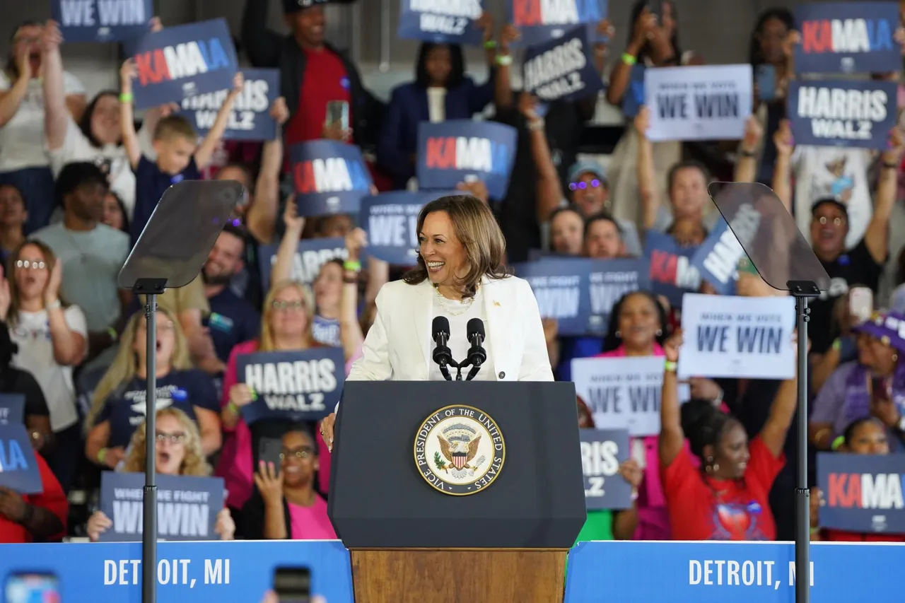 US Vice President Harris and new running mate Governor Tim Walz Campaign in Detroit, Michigan
