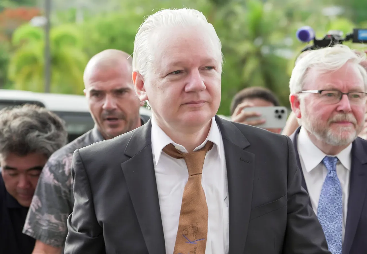 Julian Assange Attends Hearing in US Court After Being Released from Prison