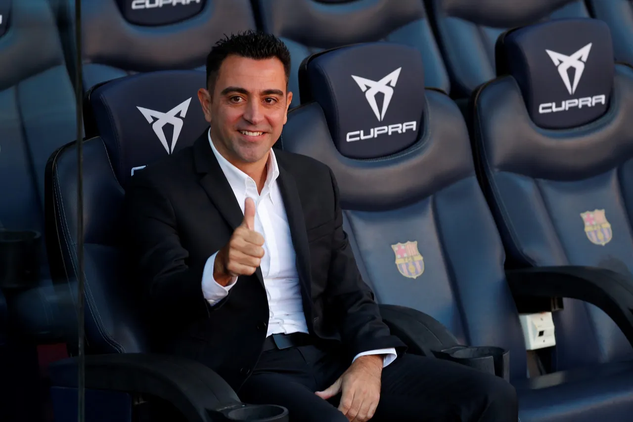 Presentacion de Xavi Hernández como nuevo entrenador del FC Barcelona