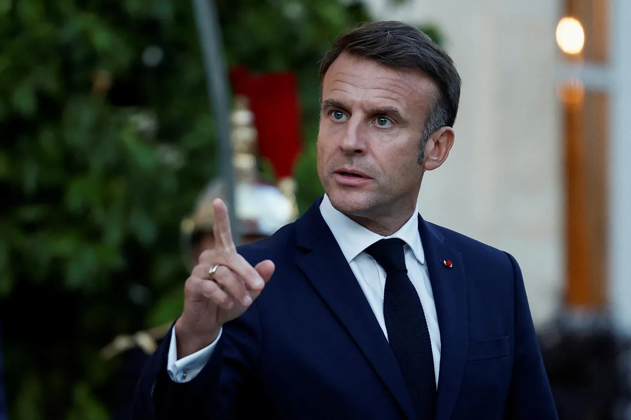 French President Macron meets Laos&#8217; President Sisoulith in Paris
