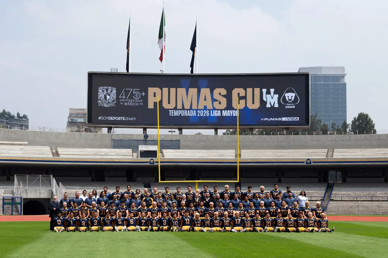 Para esta temporada regular de Liga Mayor de ONEFA, los felinos del Pedregal tendrán cinco partidos como locales, entre ellos los dos clásicos ante los equipos del IPN  / Foto DGDU