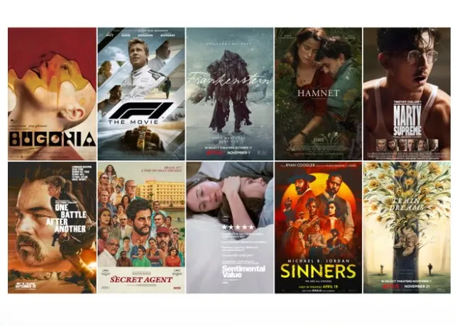 Las 10 películas nominadas al Óscar 2026