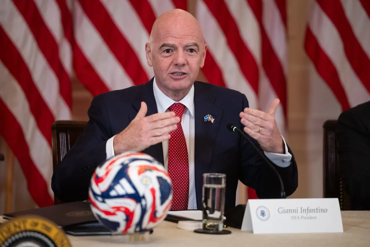 FIFA Task Force meeting in the East Room of the White House