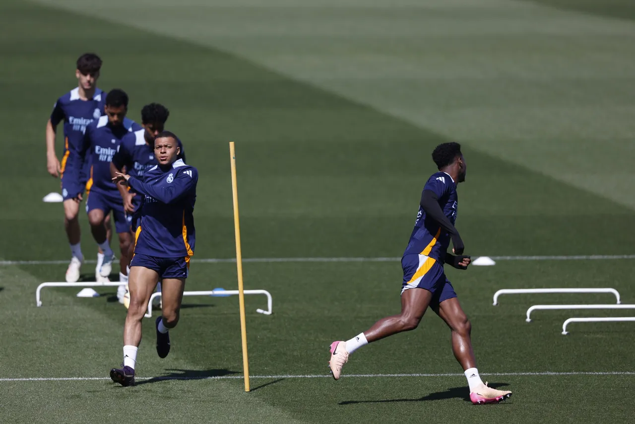 Entrenamiento del Real Madrid