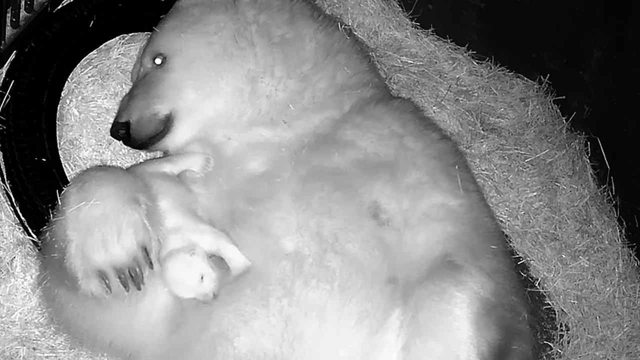 Nace en acuario de Brasil el primer oso polar de América Latina