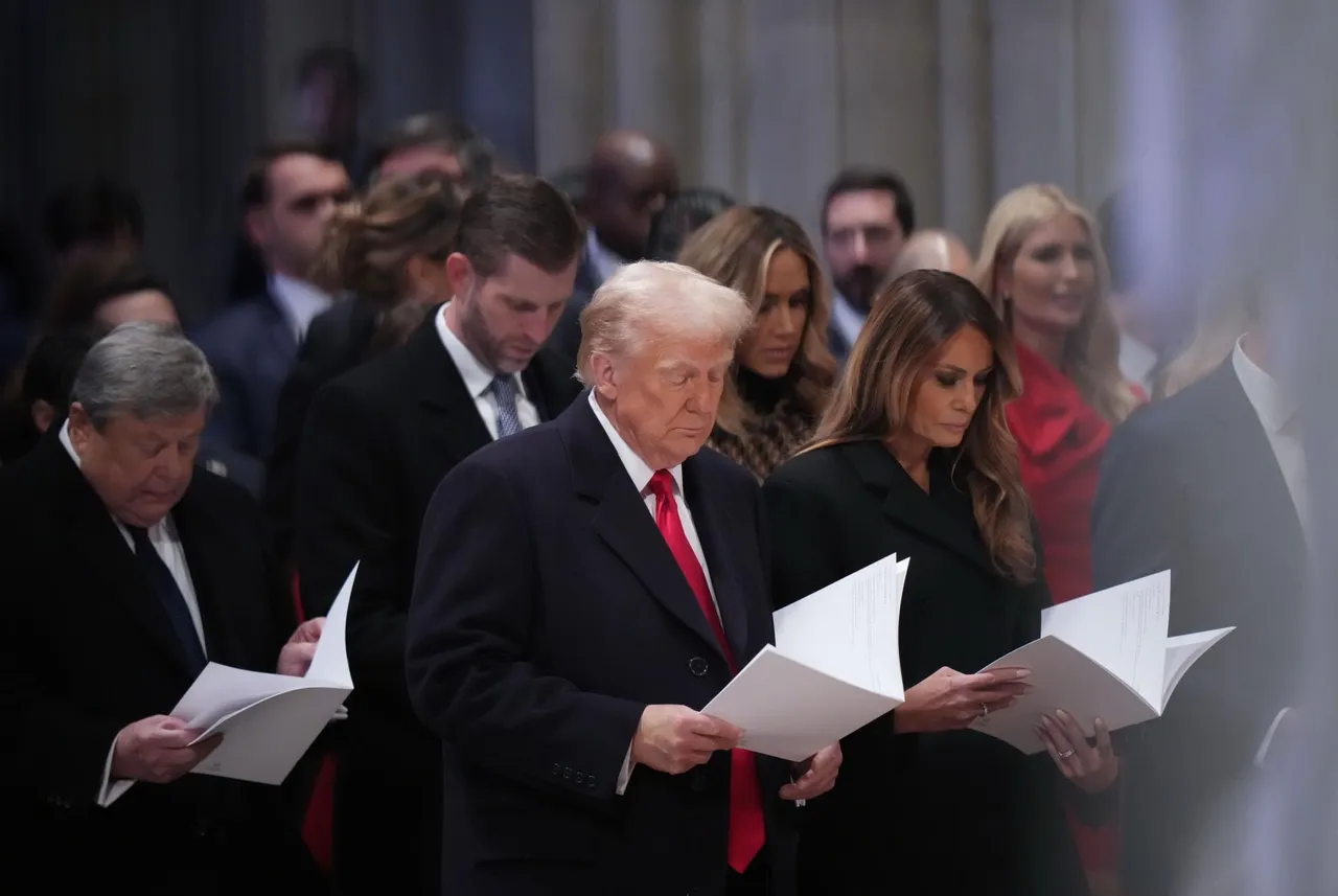 US President Trump attends National Prayer Service