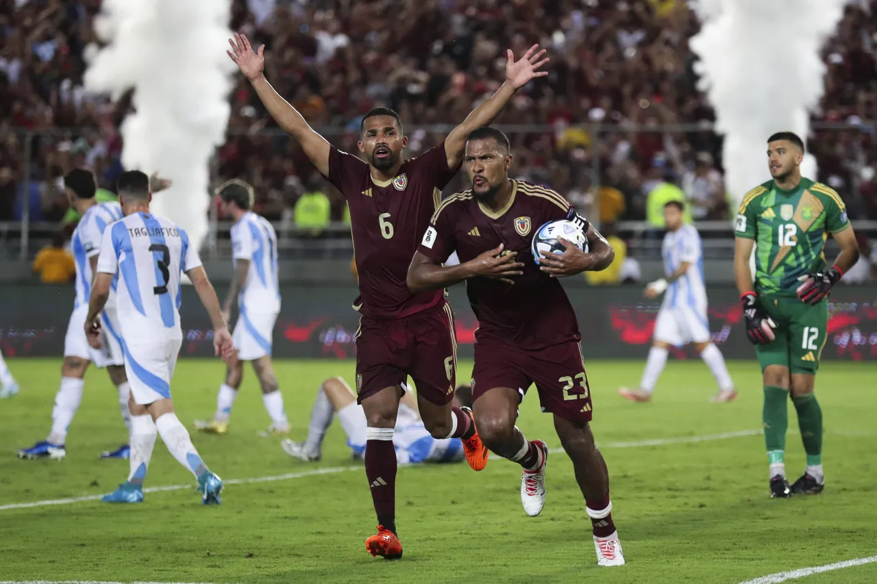 Eliminatorias sudamericanas Mundial 2026: Venezuela &#8211; Argentina