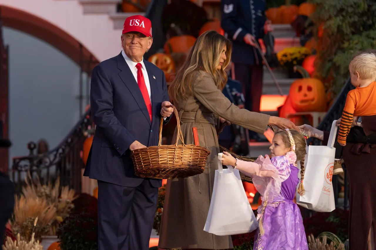President Trump, First Lady Melania Trump Host White House Halloween Event