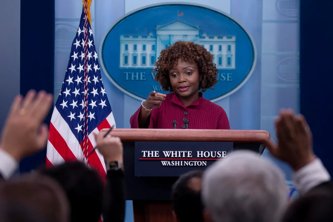 White House Press Secretary Karine Jean-Pierre