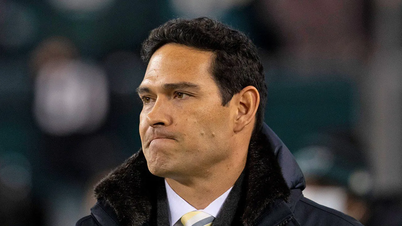 Mark Sánchez, ex 'quarterback' de origen mexicano de New York Jets y actual comentarista. Fue detenido este sábado por la policía