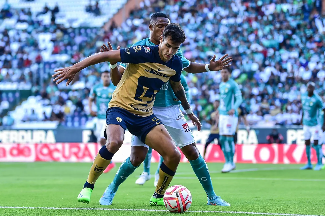 Liga BBVA MX Apertura 2022 Leon vs Pumas UNAM