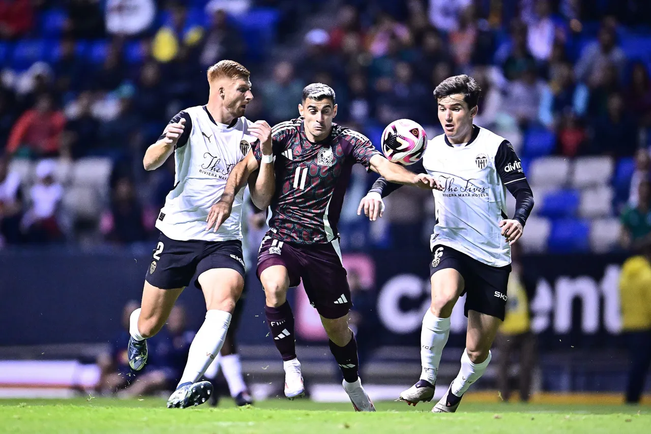 Seleccion Mexicana 2024 Mexico vs Valencia C.F