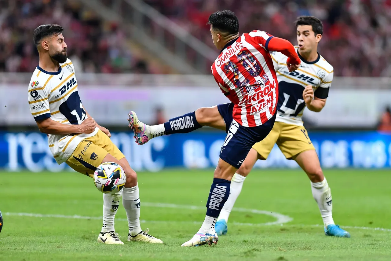 Liga BBVA MX Apertura 2024 Guadalajara vs Pumas UNAM
