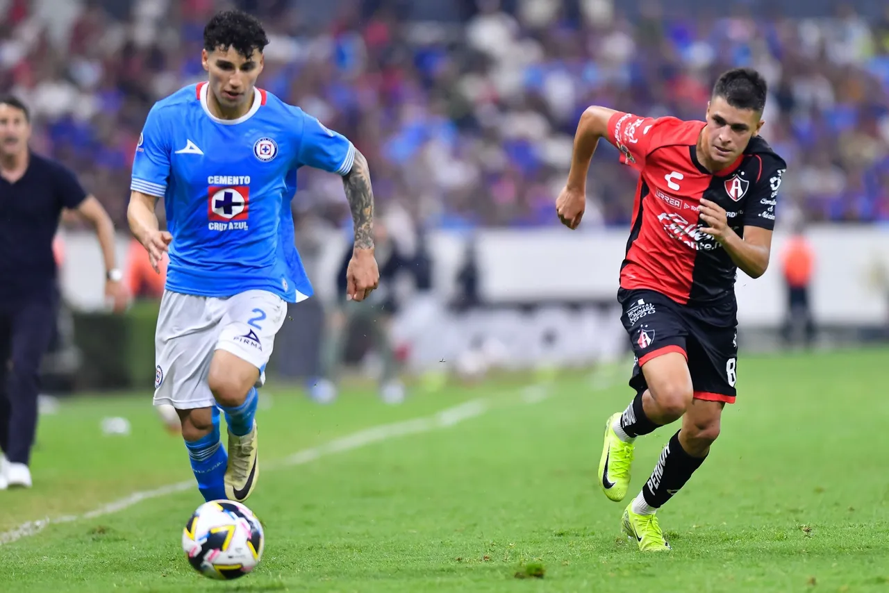 Liga BBVA MX Apertura 2024 Atlas 2-2 Cruz Azul