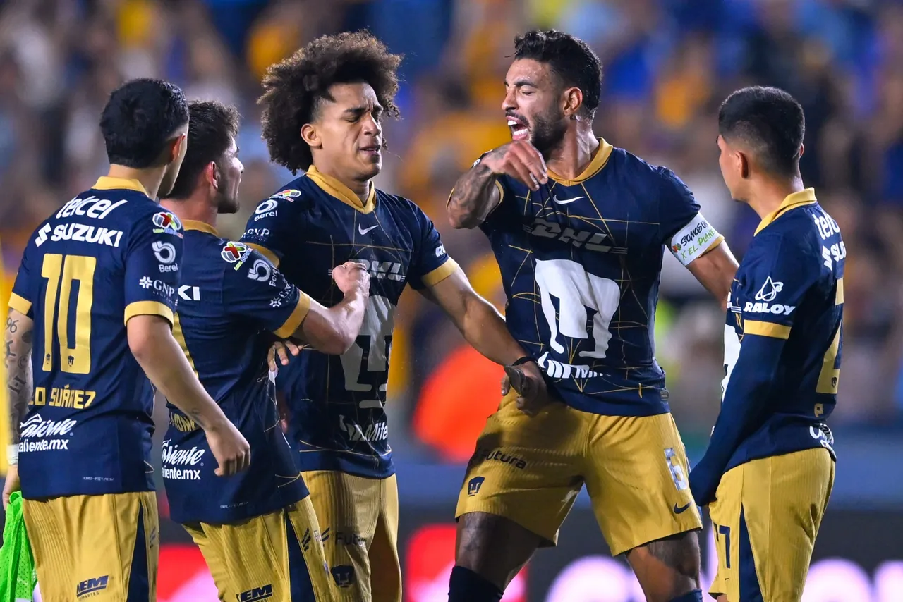 Liga BBVA MX Clausura 2025 Tigres UANL vs Pumas UNAM