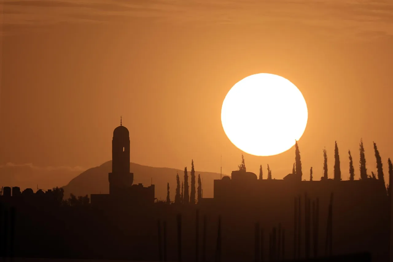 Sunset in Sana&#8217;a
