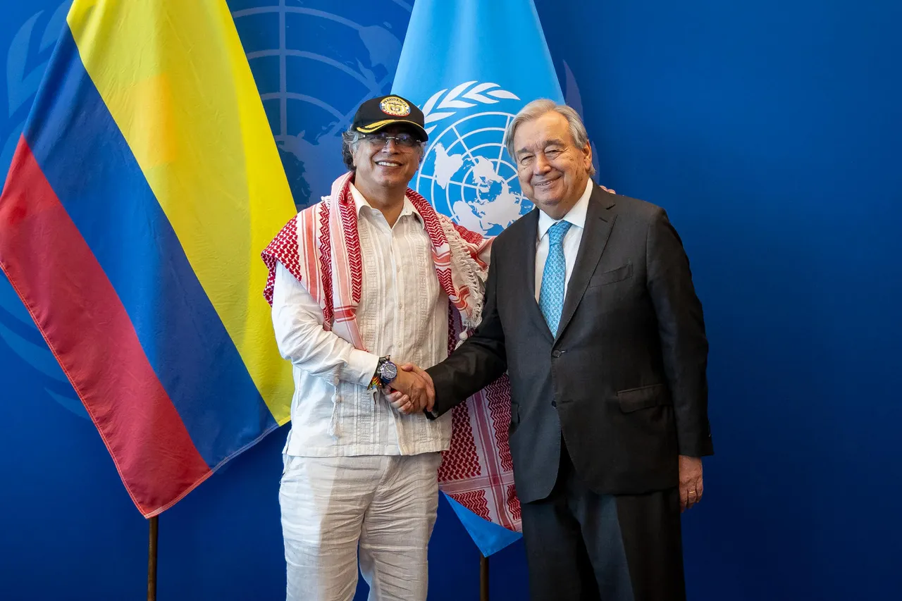 El Secretario General de la ONU se reúne con el Presidente de Colombia