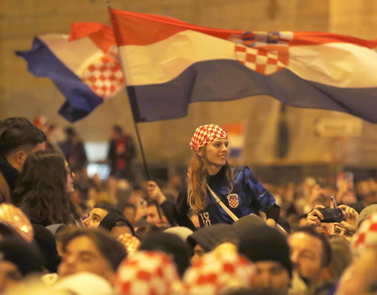 FIFA World Cup 2022 &#8211; Fans in Zagreb welcome Croatia team