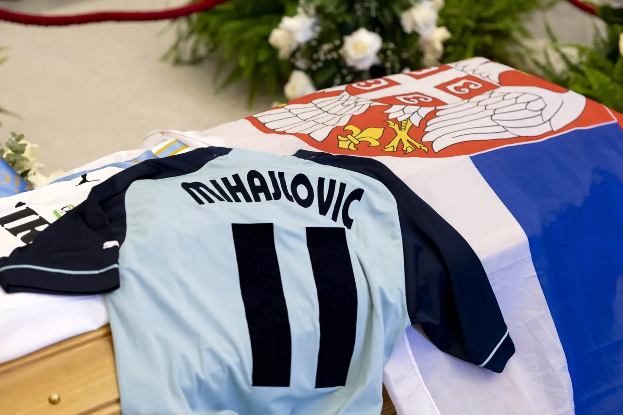Funeral home of Sinisa Mihajlovic in Rome