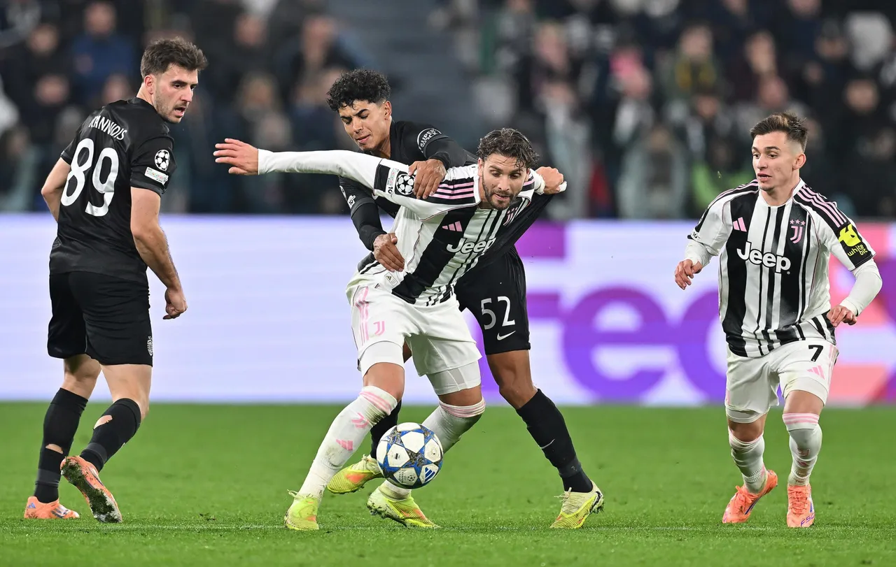 Juventus Turín con un gol salvador que significó el empate ante un gran Sporting