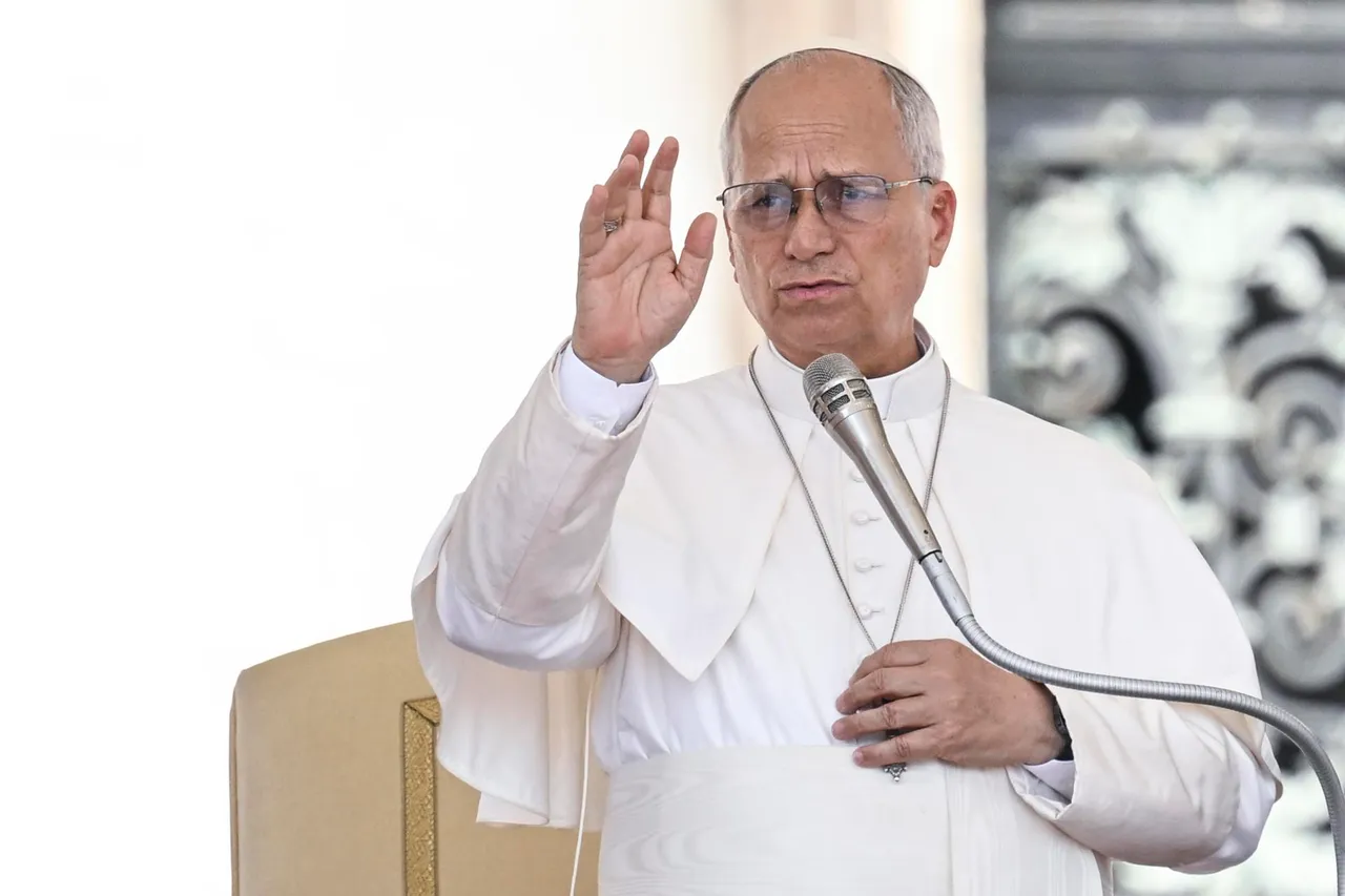 Pope Leo XIV leads the weekly General Audience