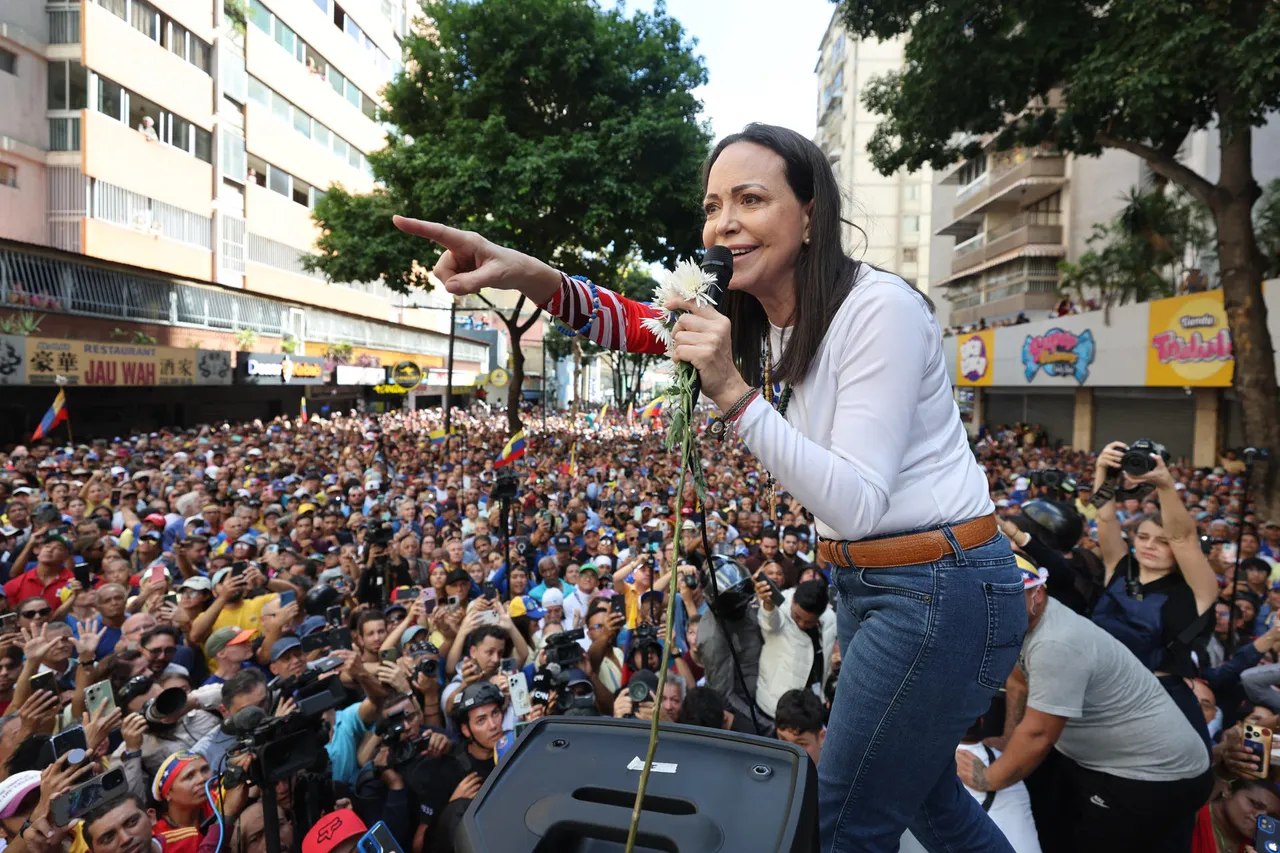 María Corina Machado anuncia el inicio de una &#8220;nueva fase&#8221; para &#8220;la libertad de Venezuela&#8221;