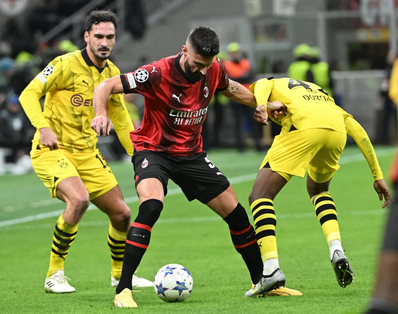 UEFA Champions League &#8211; AC Milan vs Borussia Dortmund