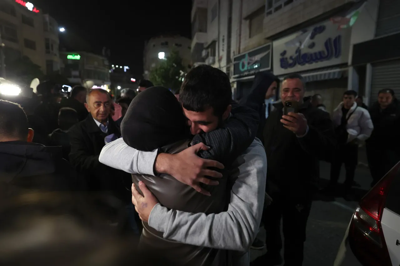 Palestinian prisoners released by Israel arrive in Ramallah
