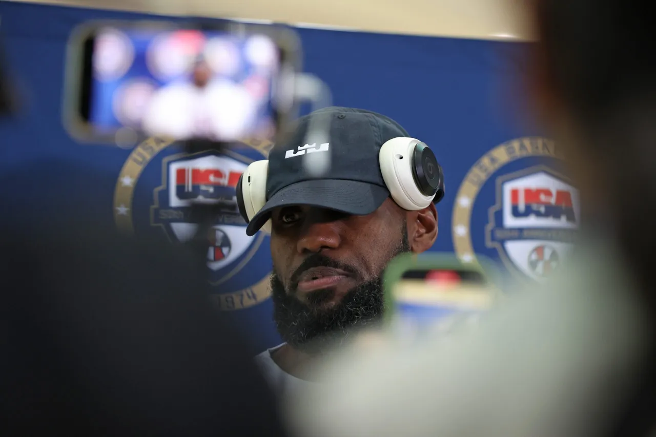 USA Men&#8217;s Basketball team practice
