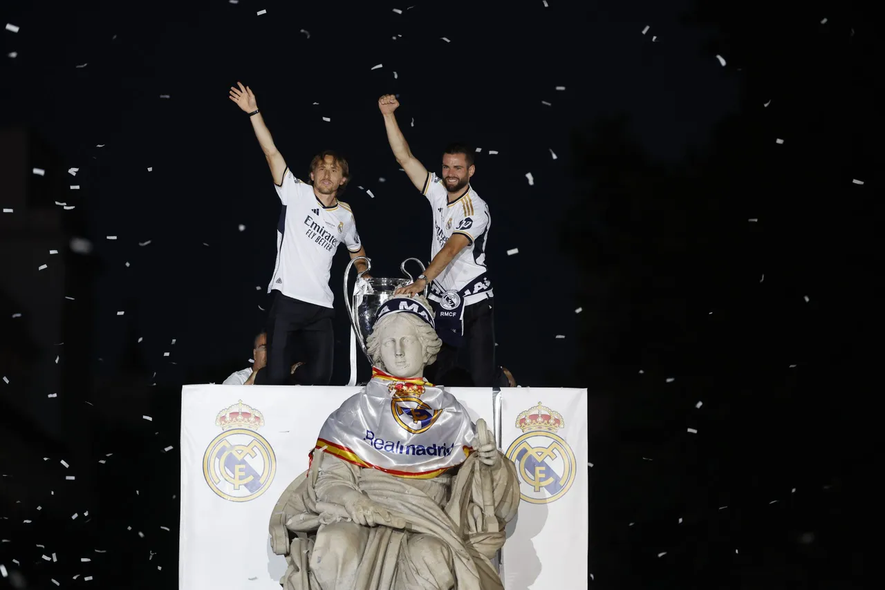 El Real Madrid celebra su 15º título de la Liga de Campeones