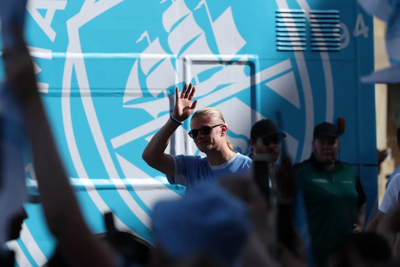 Manchester City trophy parade