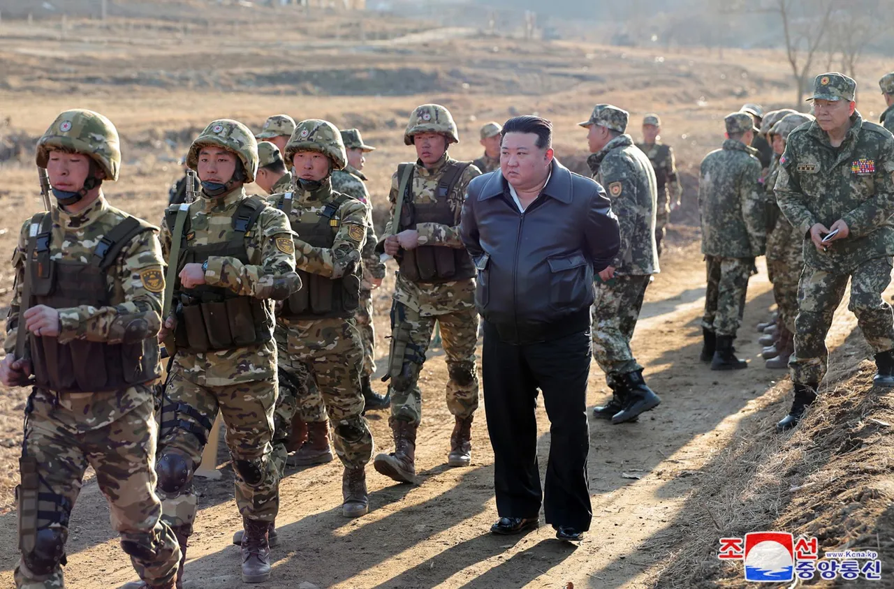 North Korean leader Kim Jong Un Inspects Major Operation Training Base