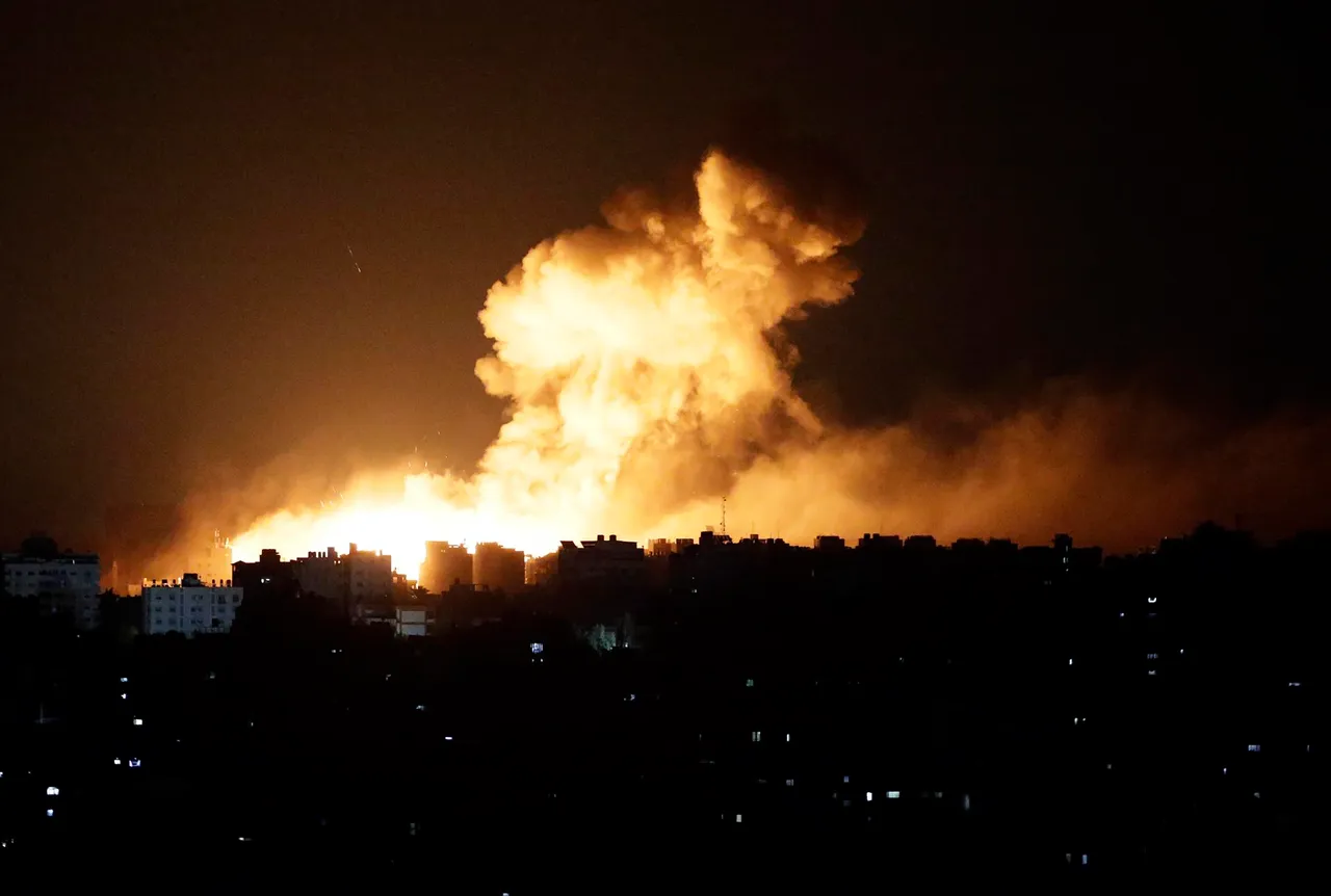 Israeli air strike on Gaza