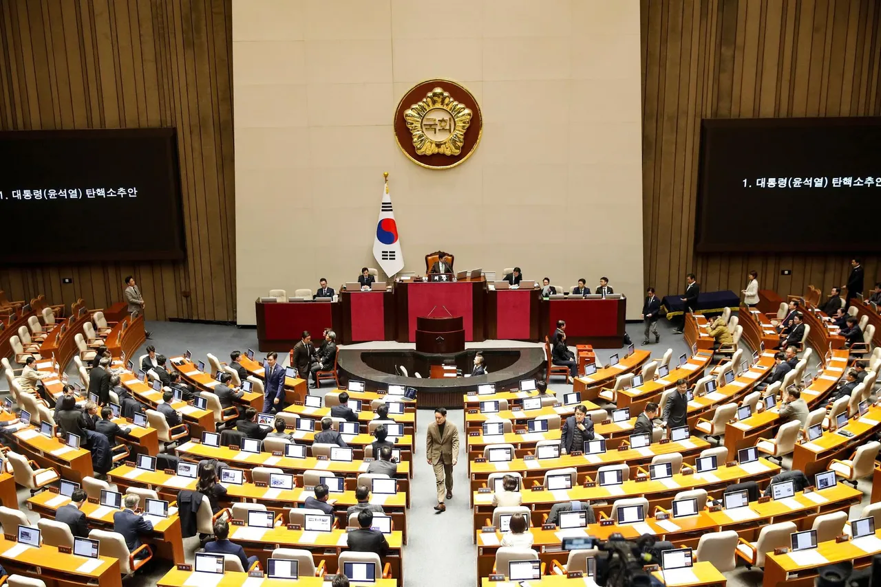South Korea&#8217;s parliament voted to impeach President Yoon