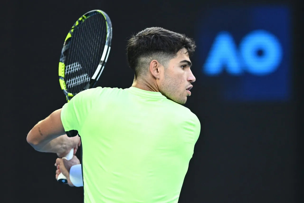Australian Open practice session