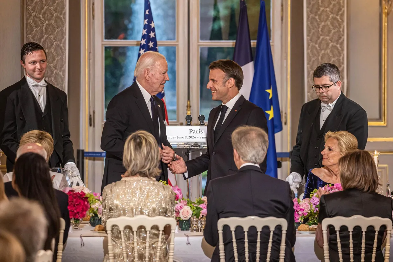 US President Joe Biden on state visit in France