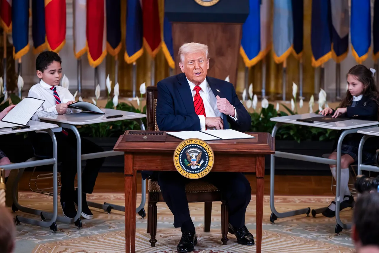 President Trump signs executive order aimed at downsizing the Department of Education