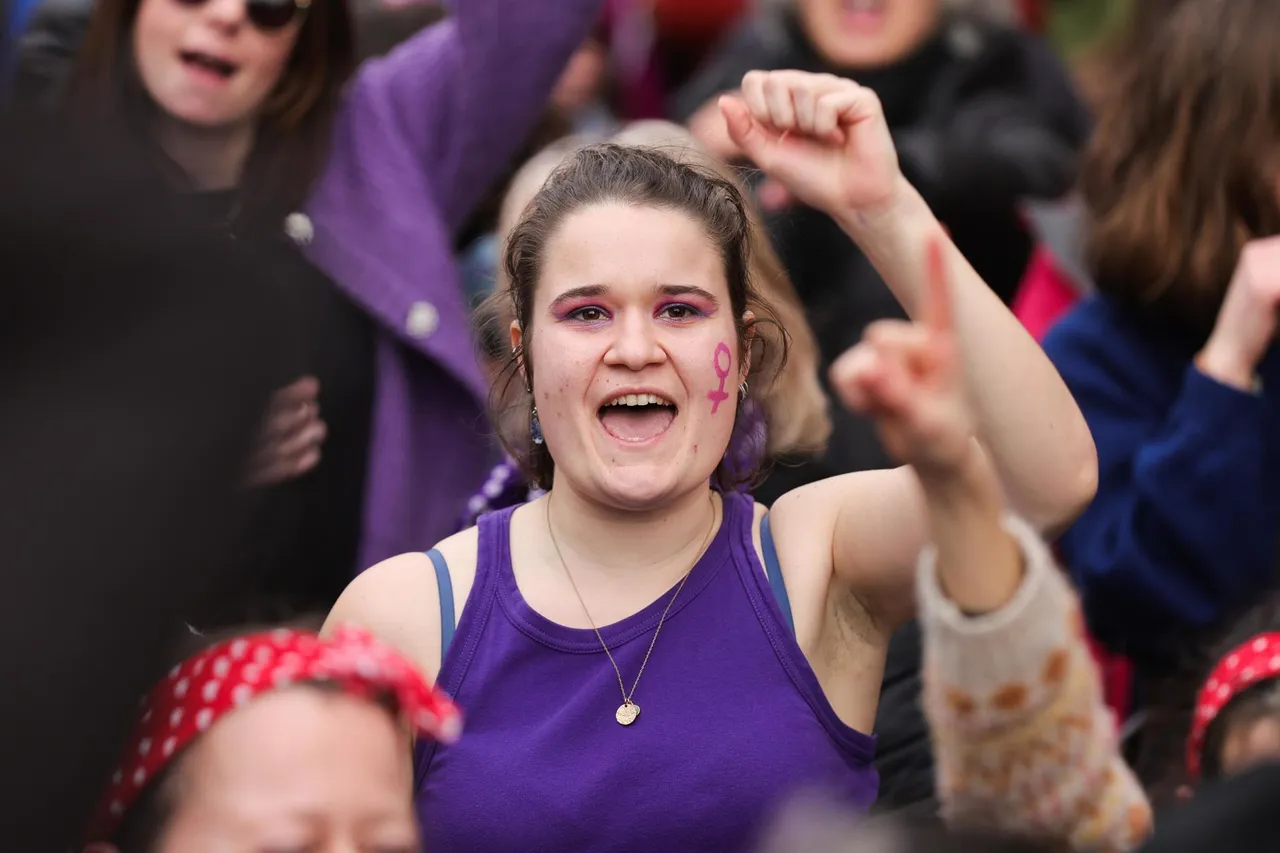 International Women&#8217;s Day demonstration in Paris