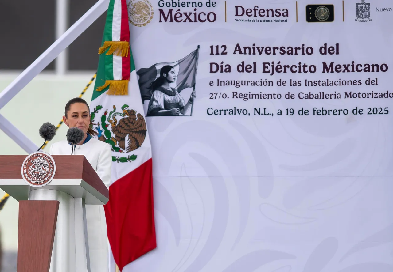 Sheinbaum destaca la labor del Ejército mexicano como &#8220;esencia de la soberanía&#8221; del pais