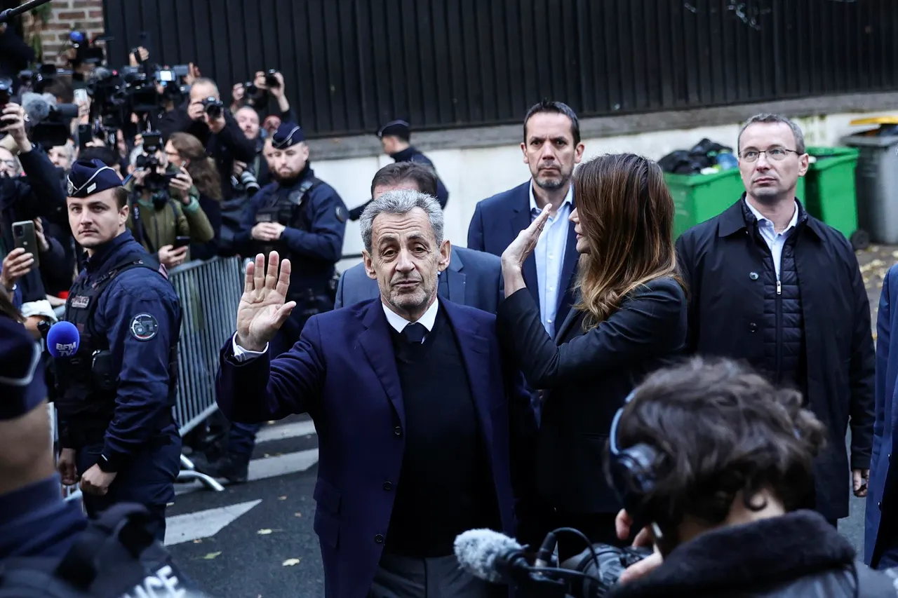 Demonstration in support of former French President Nicolas Sarkozy