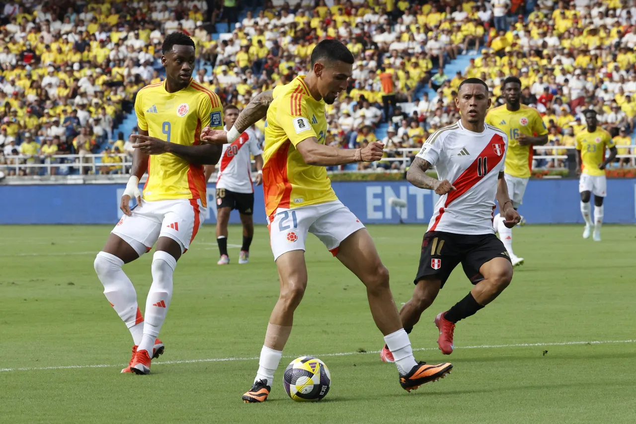 Eliminatorias sudamericanas Mundial 2026: Colombia &#8211; Perú