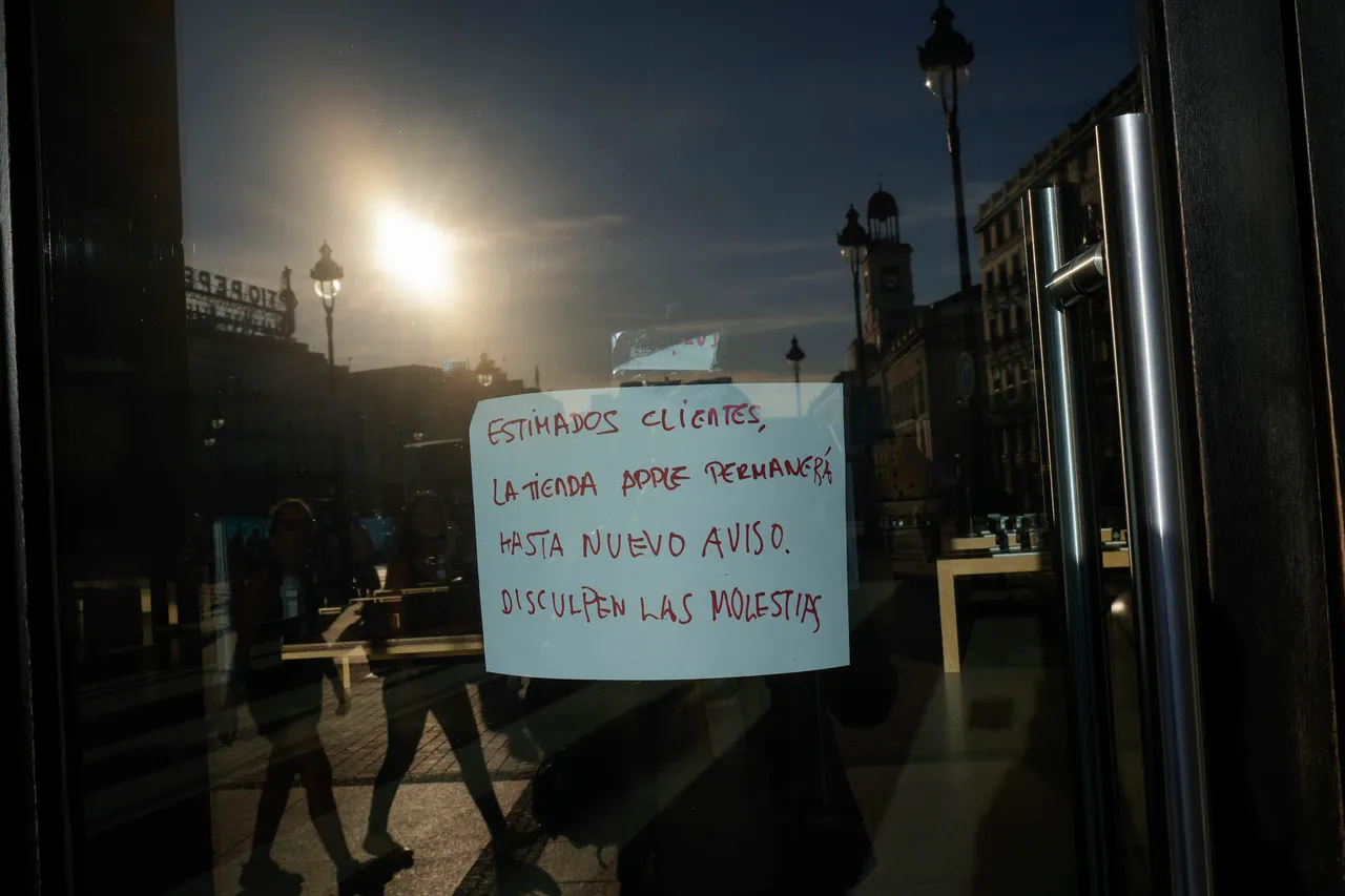 Apagón masivo del sistema eléctrico en España