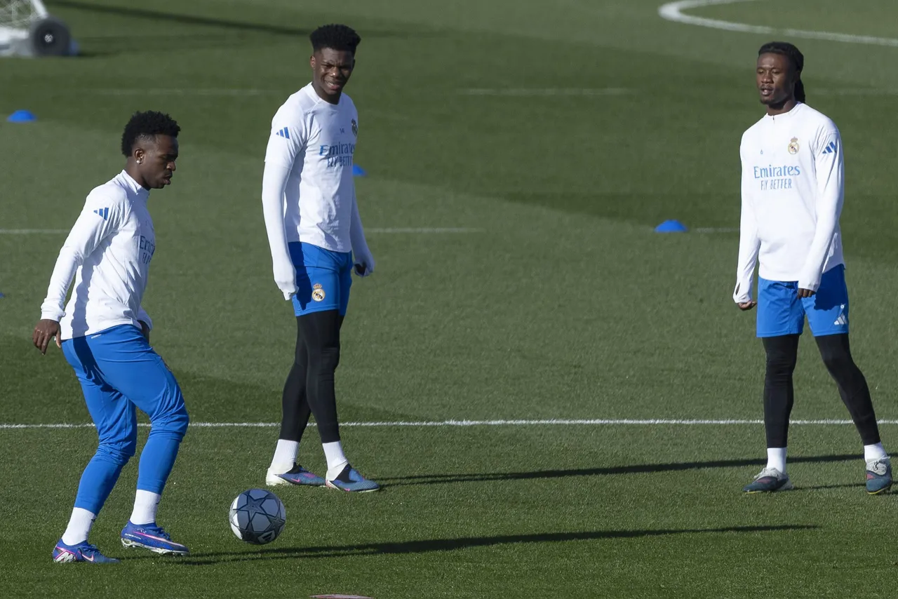 Entrenamiento del Real Madrid