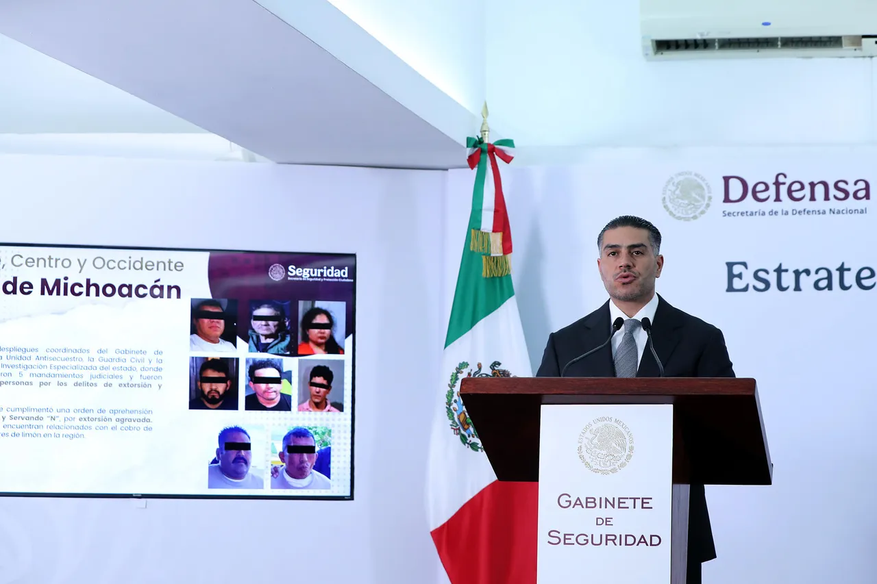 El Gobierno de México dice que el 66 % de casos de extorsión se concentra en ocho estados