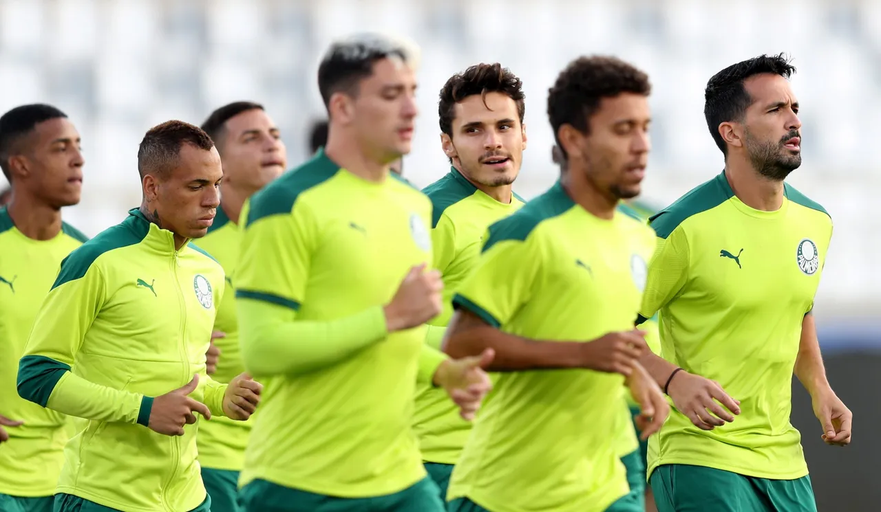 SE Palmeiras training session during FIFA CWC in Abu Dhabi