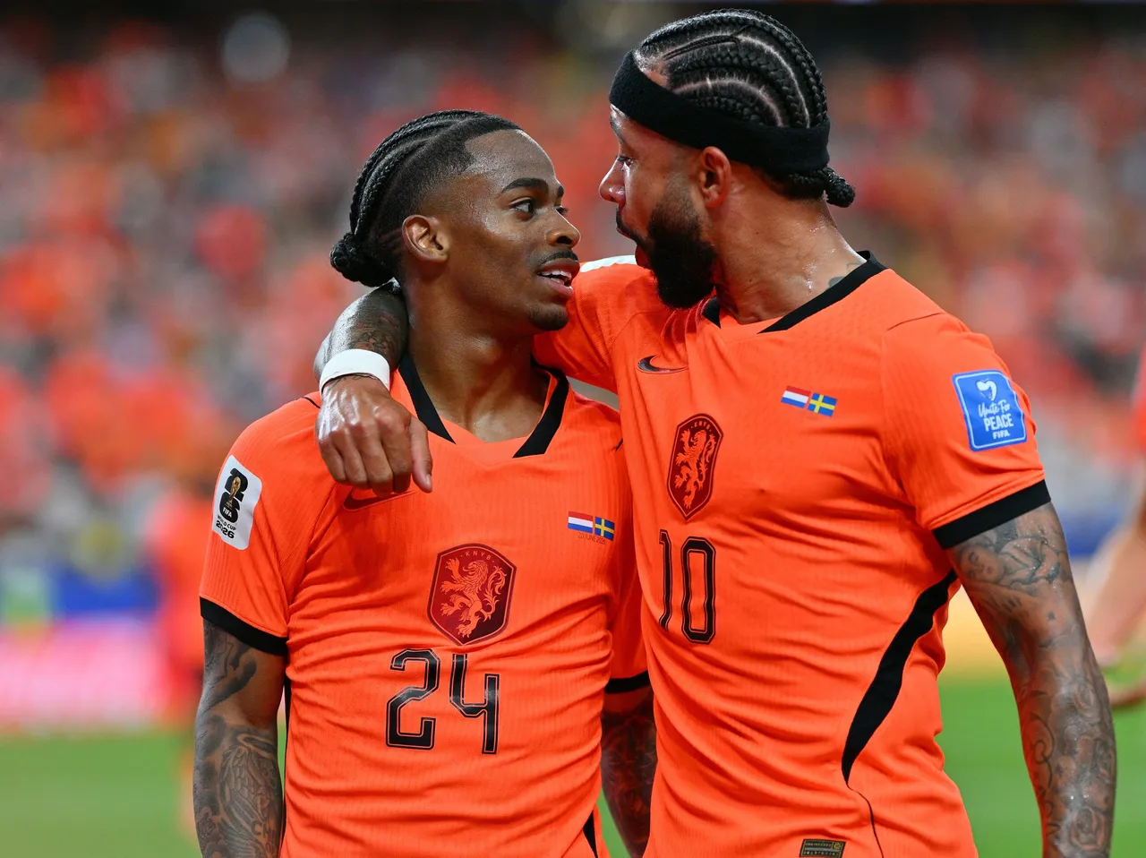 El neerlandés Cody Mathès Gakpo anotó este sábado el centésimo gol del Mundial en el minuto 54 del partido que Países Bajos